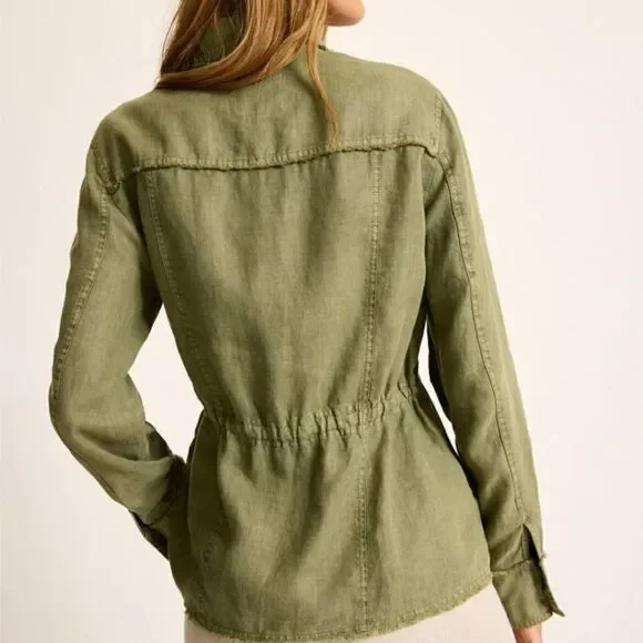 Linen Utility Jacket - Picture 2 of 2